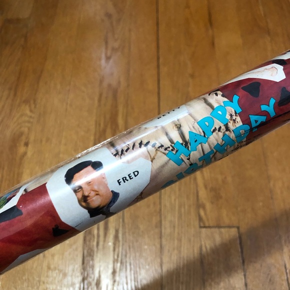 Vintage ‘The Flintstones’ Happy Birthday Wrapping Paper - Picture 2 of 5